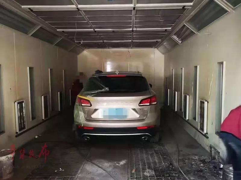 噴漆房廢氣收集處理設施未開啟，拘留并罰款！